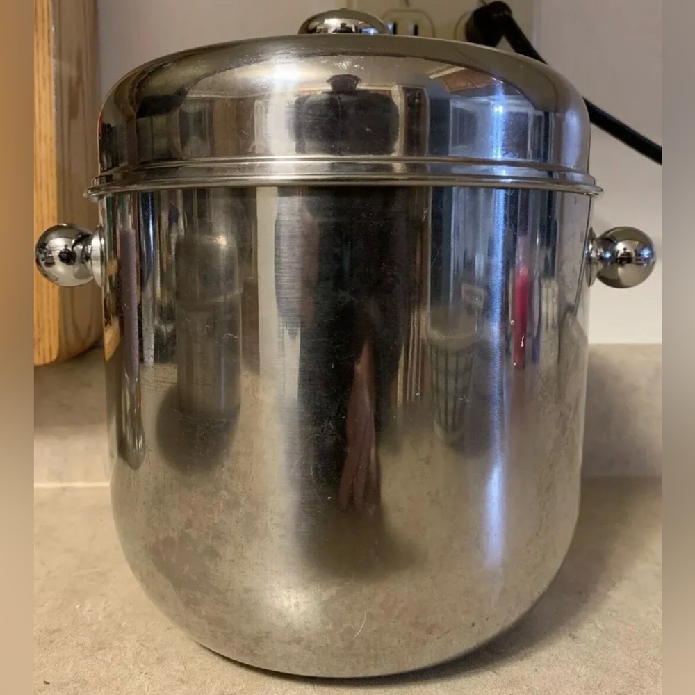 Godinger Silver Art Co. 6.5" x 7" Covered Ice Bucket Pot‎